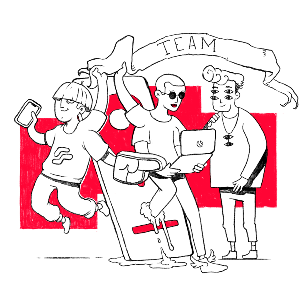 team of developers